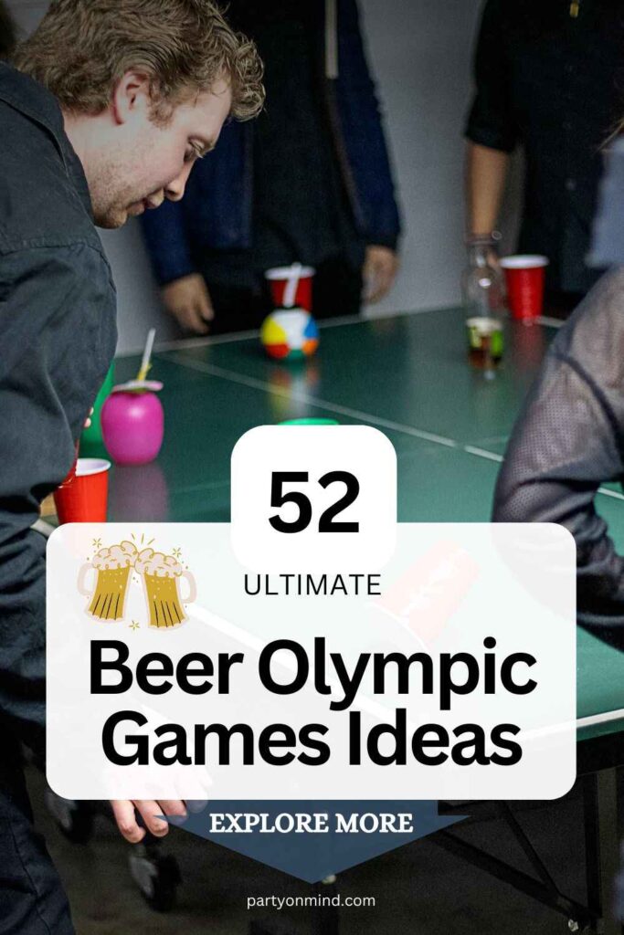 Beer Olympic Games Ideas