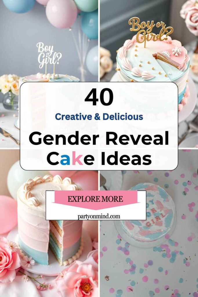 Gender Reveal Cake Ideas