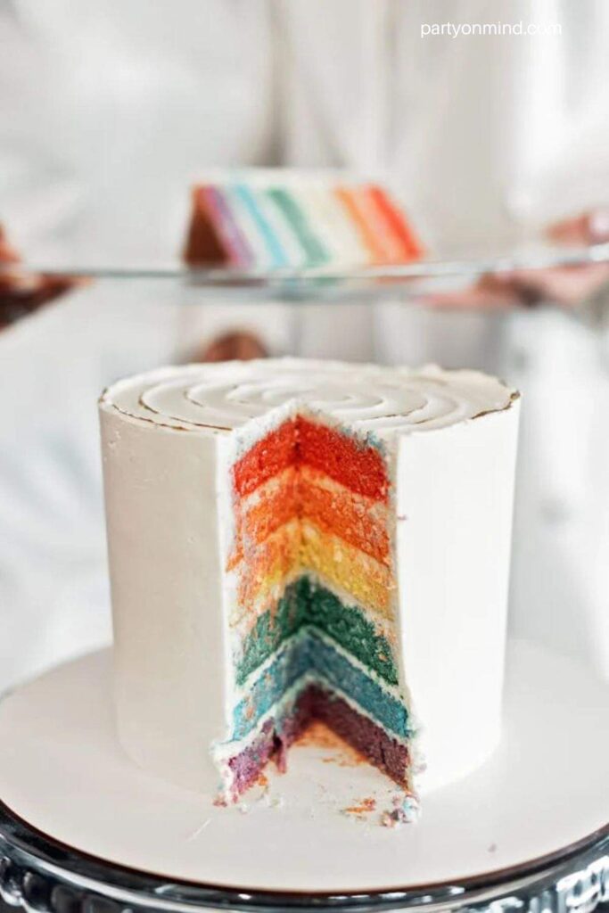 Hawaiian Rainbow Cake