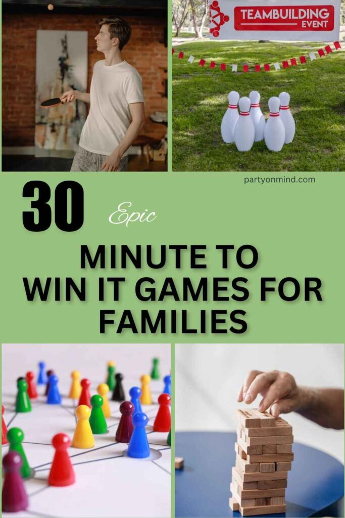 Minute To Win It Games For Families