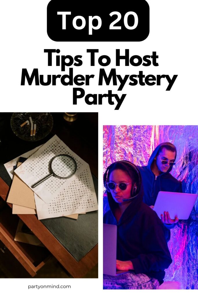 Tips To Host Murder Mystery Party