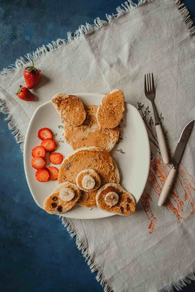 A Easter Bunny Pancakes