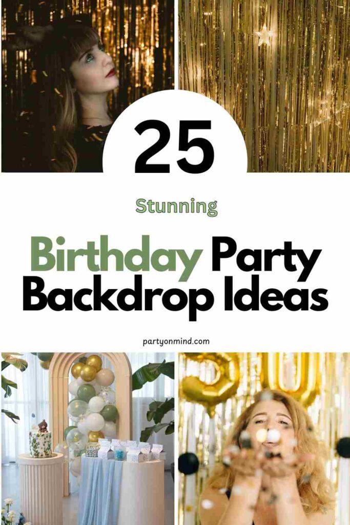 Birthday Party Backdrop Ideas