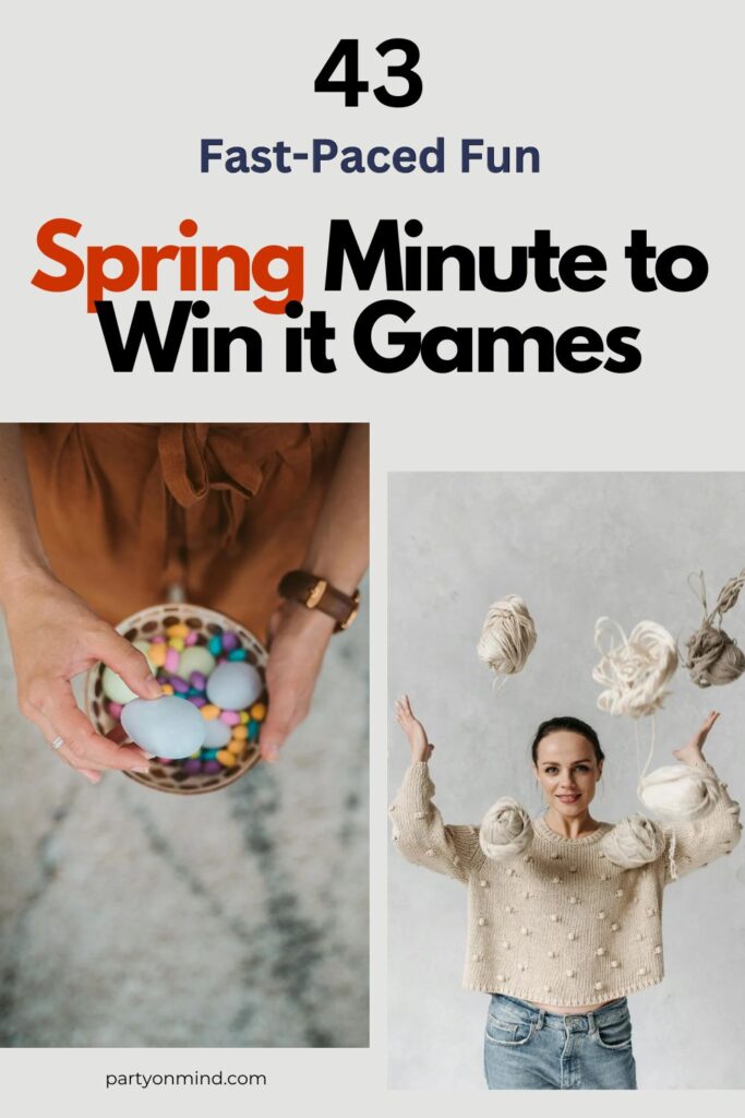 Spring Minute to Win it Games