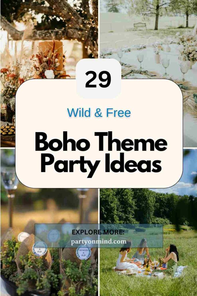 Boho Theme Party Ideas