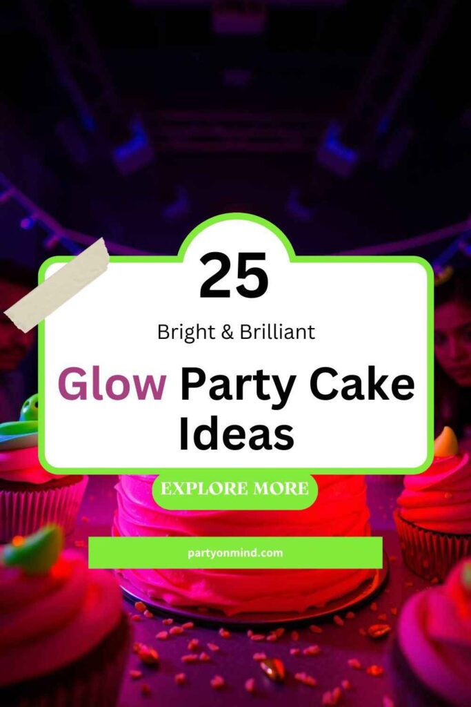 Glow Party Cake Ideas