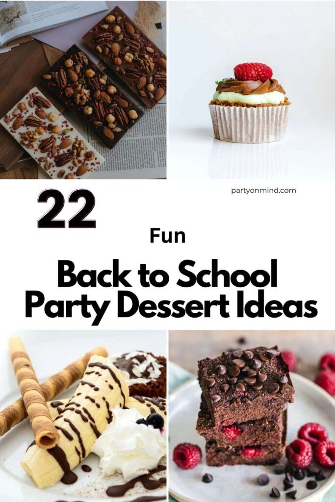 Back to School Party Dessert