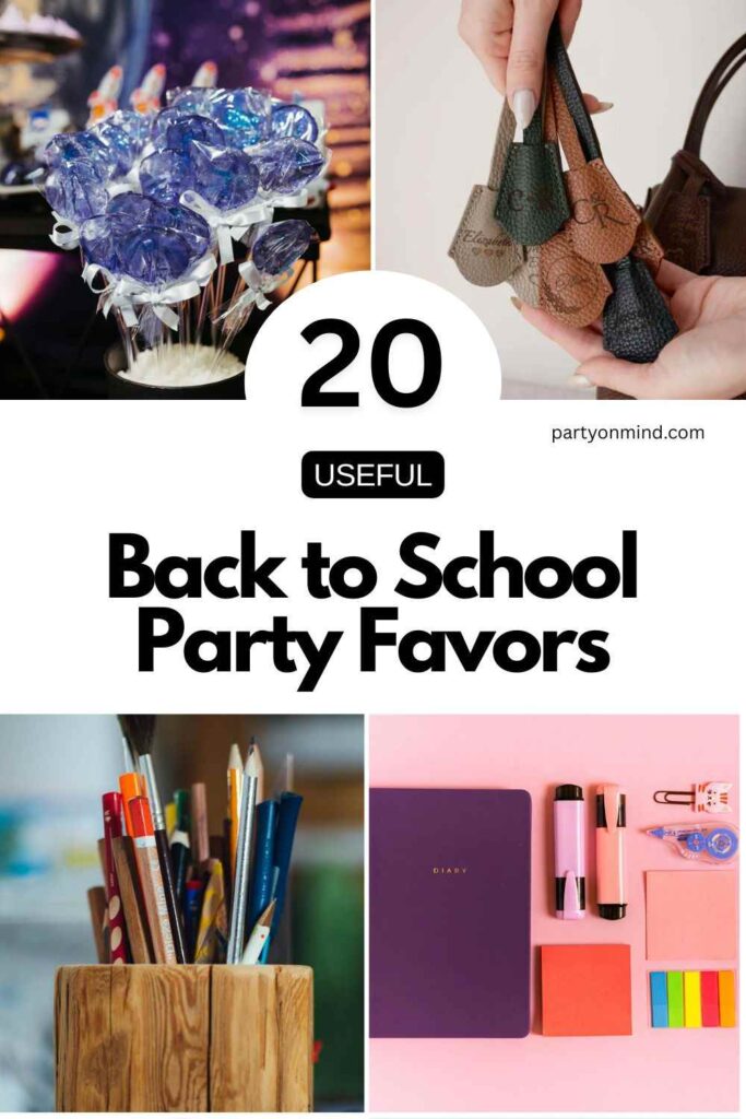 Back to School Party Favors
