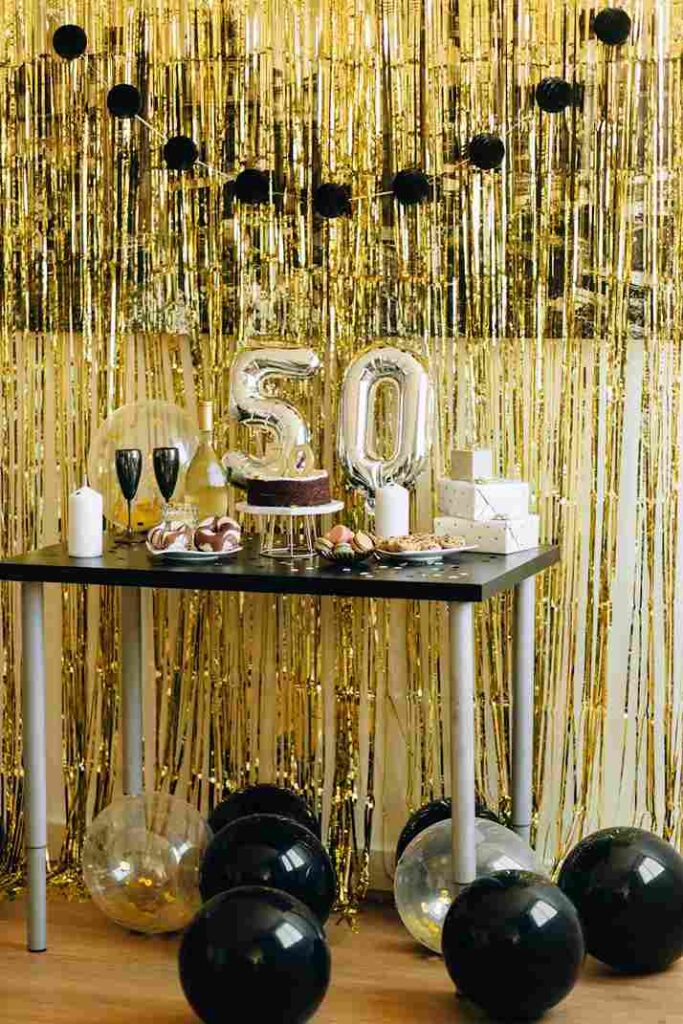 Black and Gold Glam Party