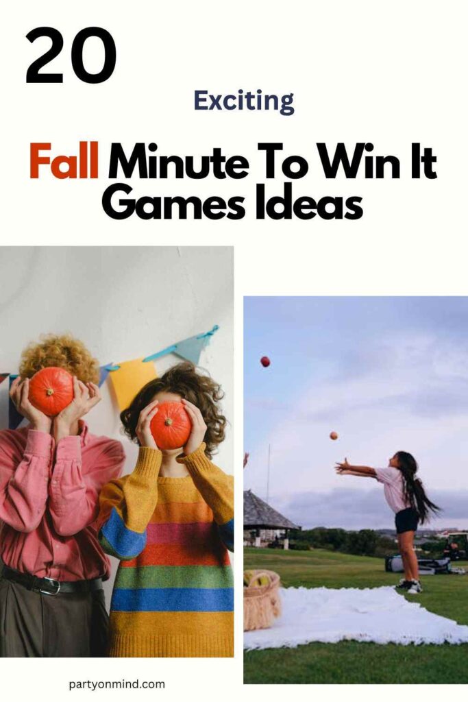Fall Minute To Win It Games