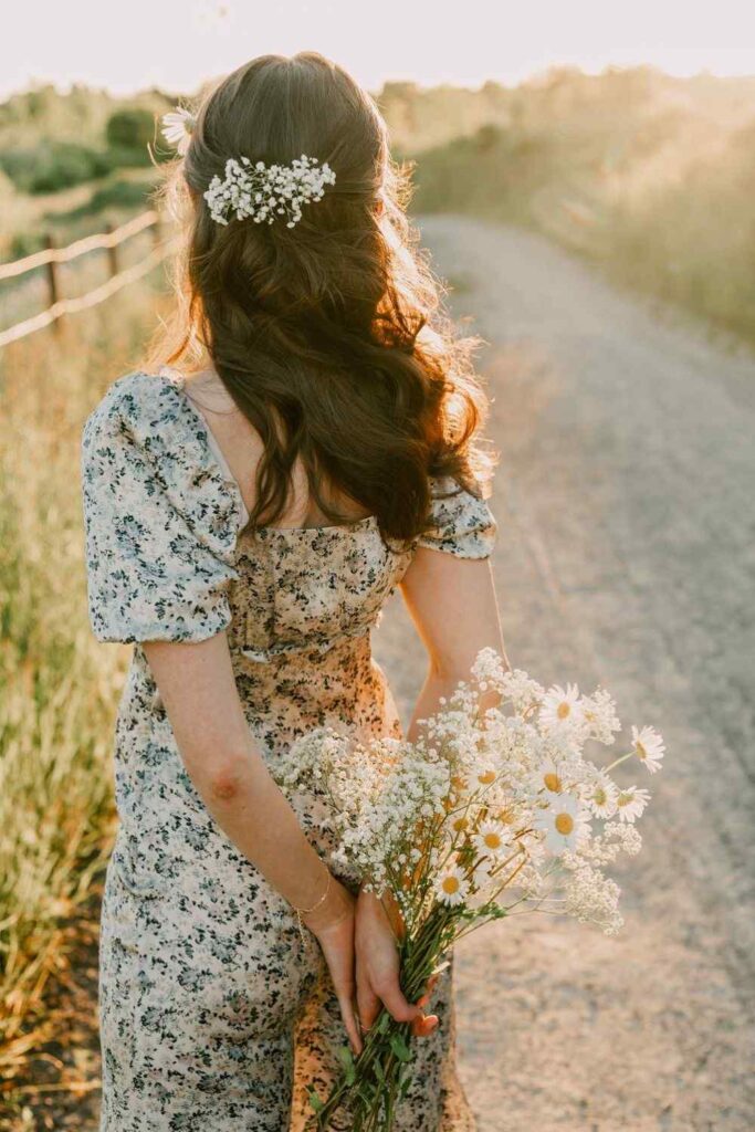 Floral Evening Dress