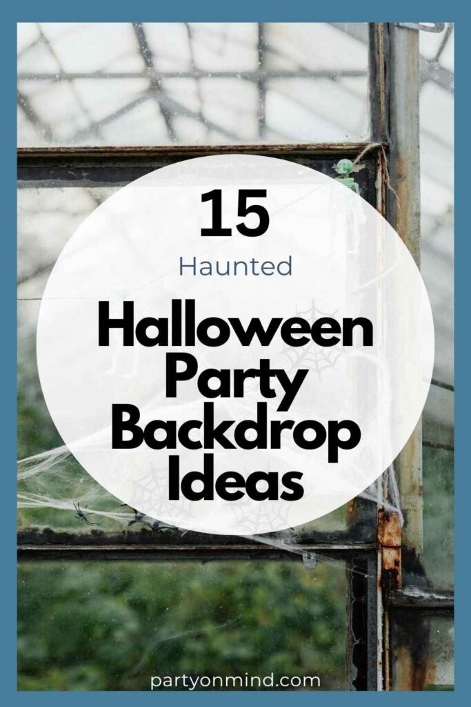 Halloween Party Backdrop Ideas