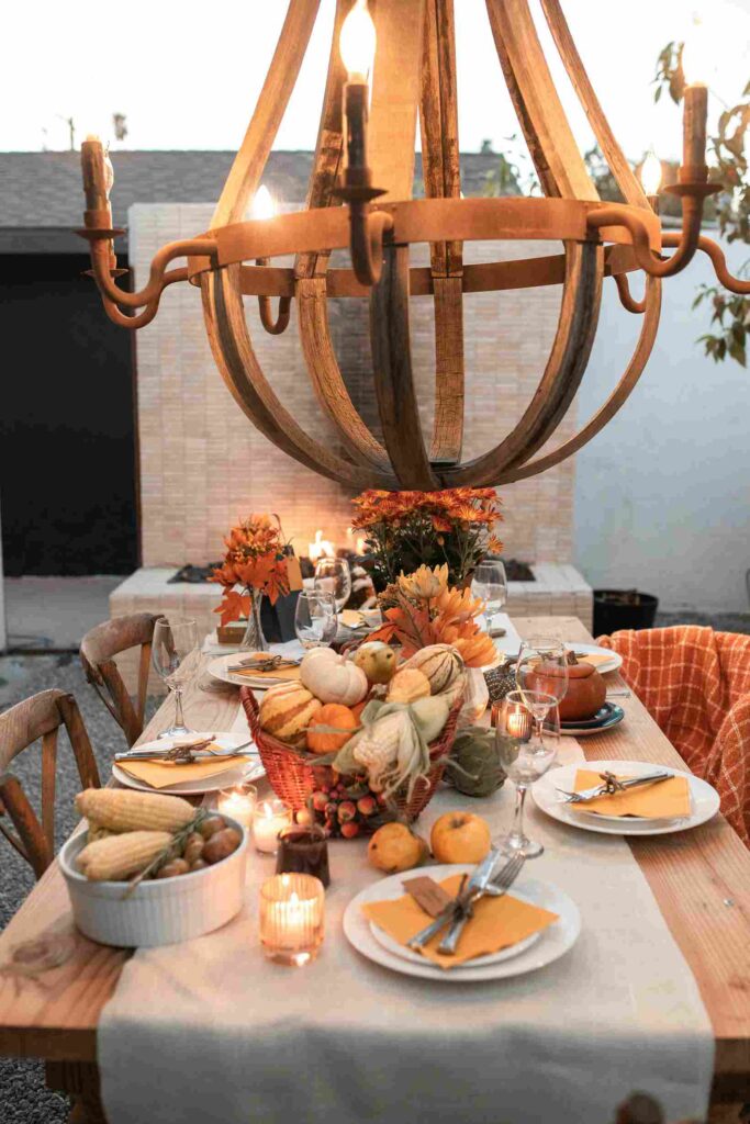 Harvest Table Setting