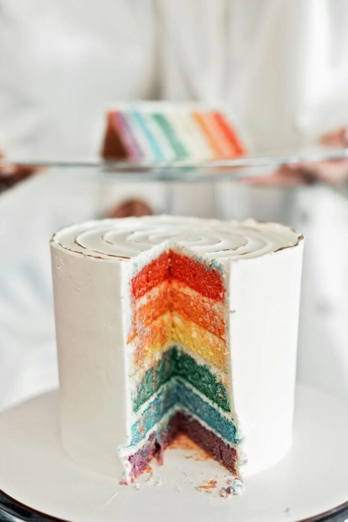 Rainbow Layer Cake