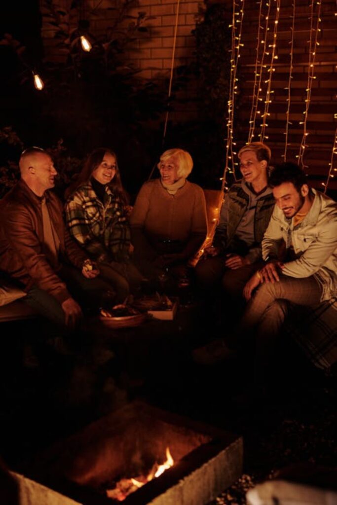 Cozy Backyard Bonfire