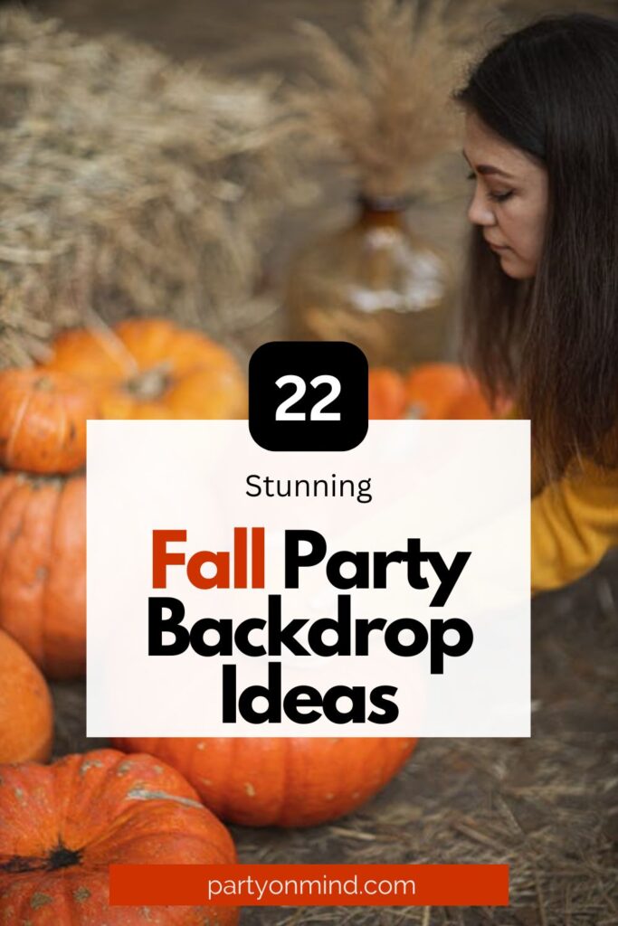 Fall Party Backdrop Ideas