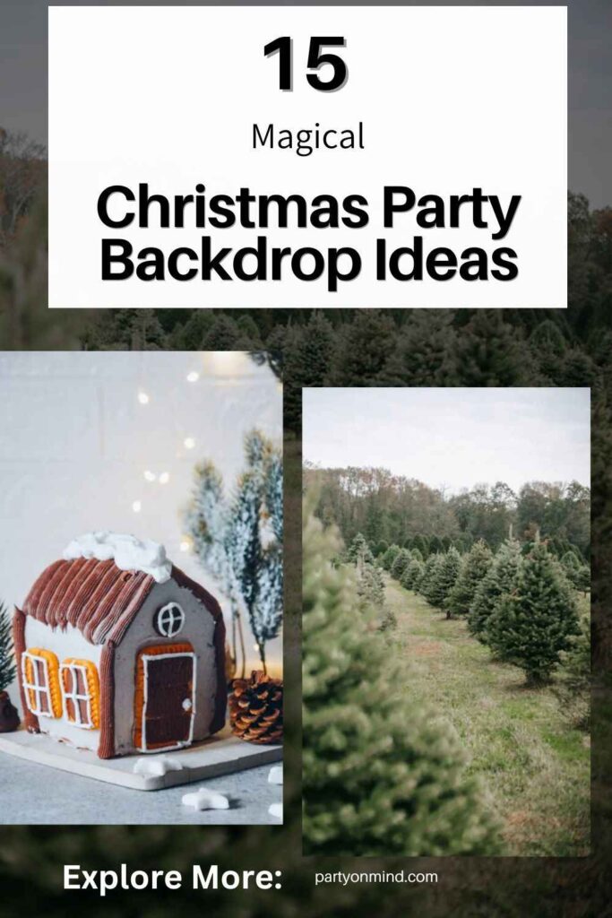Christmas Party Backdrop Ideas