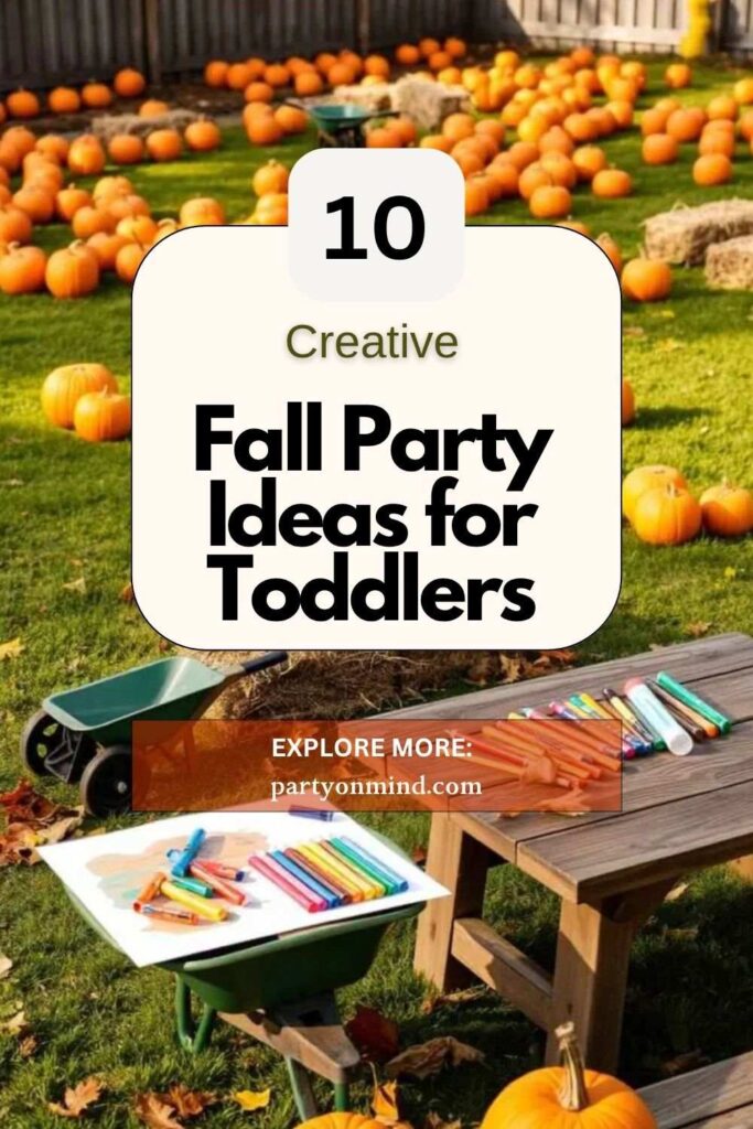 Fall Party Ideas for Toddlers