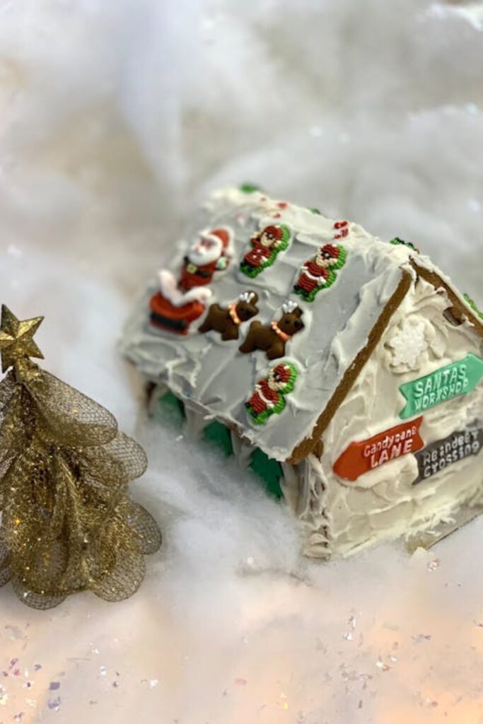 Gingerbread House Decorating Outside