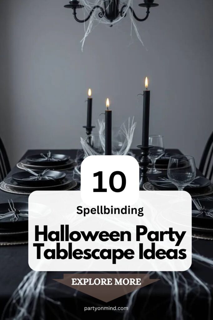 Halloween Party Tablescape Ideas